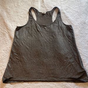 Xl metallic loose cut tank top